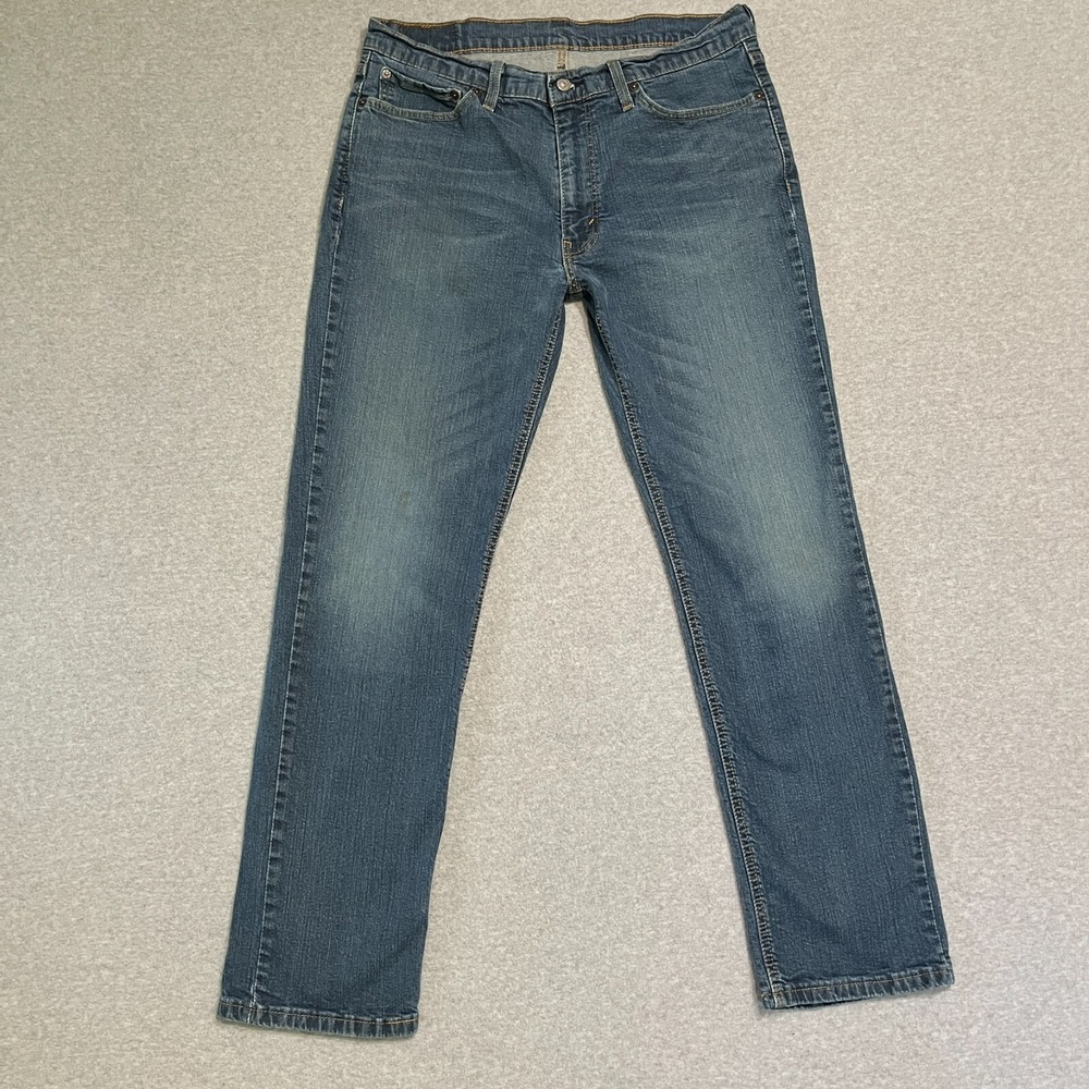 Levis 541 Jeans Mens 36X34 Blue Athletic Taper Mid Rise Medium Wash Denim